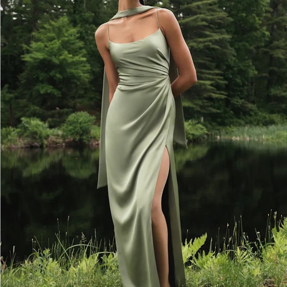 Jenny Yoo Wren Dress in Olive